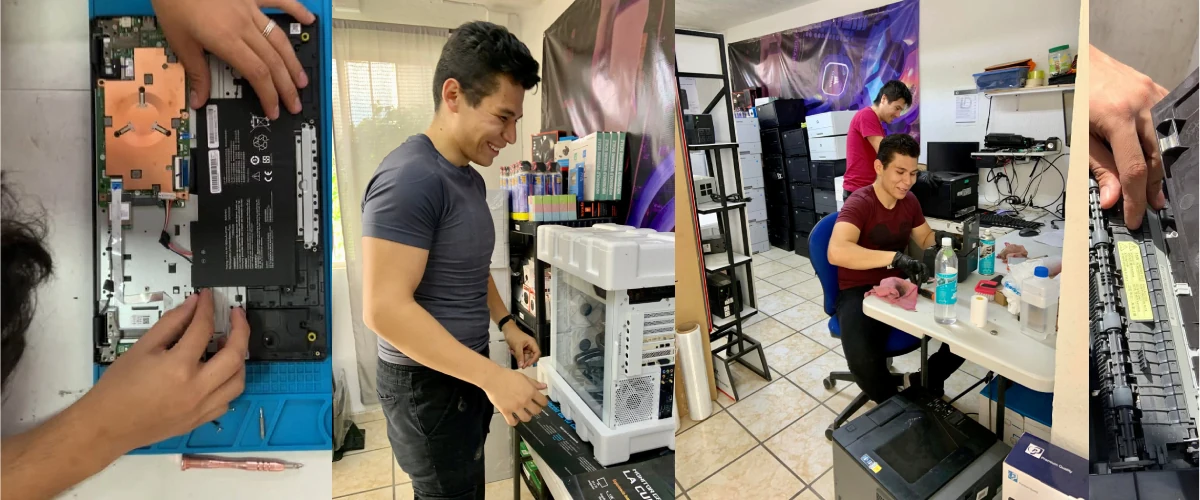 Equipo de ID Soporte Técnico dando servicio